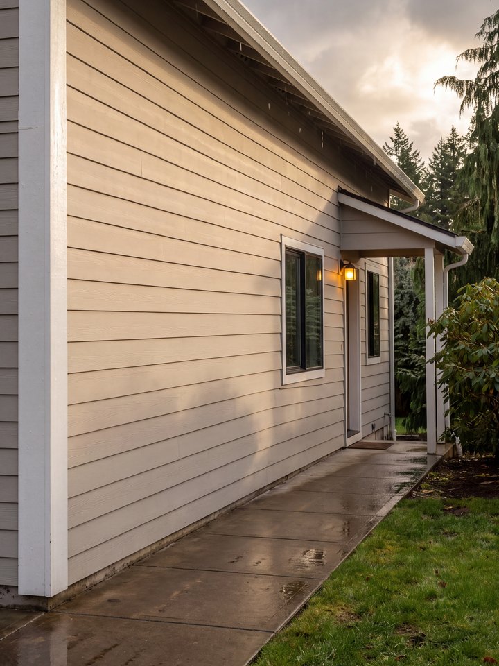 New siding and trim